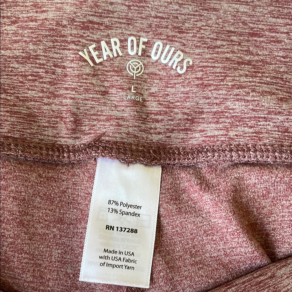 Year of Ours Set- Football Bra & Biker Shorts - Picture 4 of 11